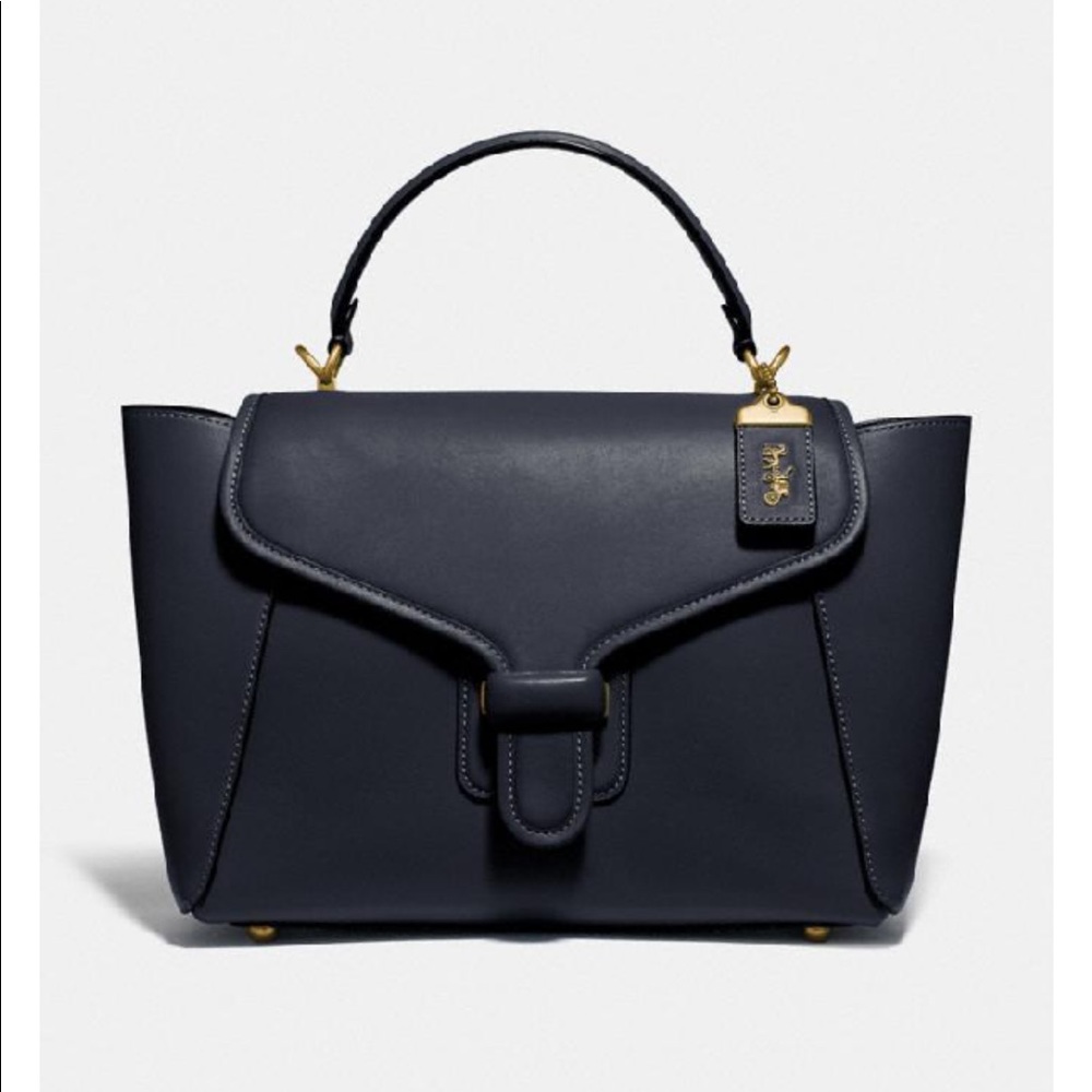 Coach Courier Carryall in Midnight Navy Blue